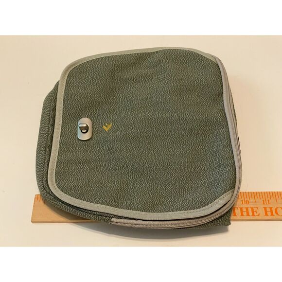 Savier Messenger Shoulder Bag Skate Streetwear Green Beige Adjustable Strap - Picture 8 of 9